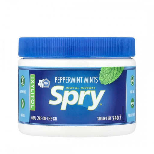 SPRY Xylitol Peppermint Mints 240 pieces