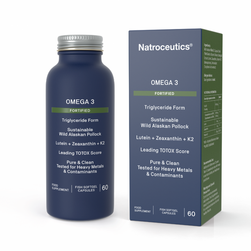 Natroceutics Omega 3 Fortified 60 fish softgel caps - The Health Shop