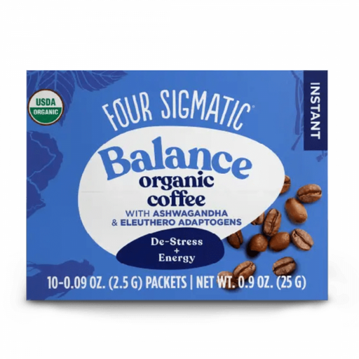 Four Sigmatic BALANCE Instant Adaptogen Coffee Mix, 10 packets - The Health Shop