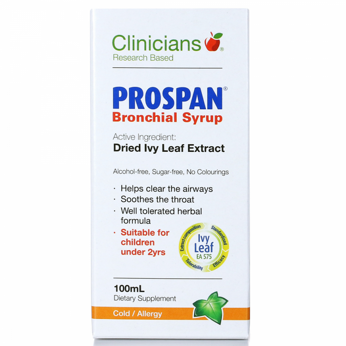 Clinicians Prospan Bronchial Syrup Liquid 100ml - The Health Shop