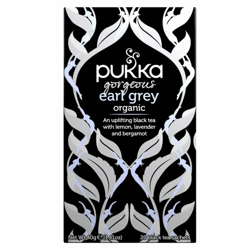 Pukka Earl Grey 20 black tea sachets - The Health Shop