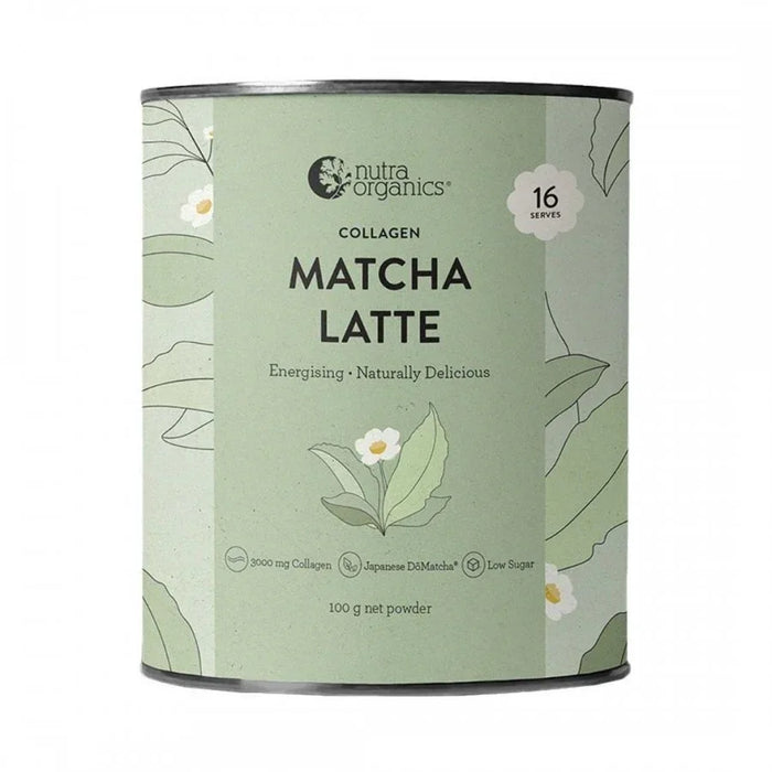 Nutra Organics Collagen Matcha Latte 100g Food & Drink > Beverages > Coffees, Hot Chocs & Lattes