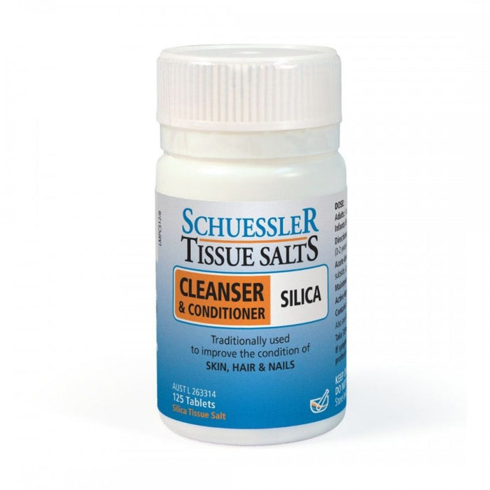 Schuessler Tissue Salts Silica - CLEANSER & CONDITIONER - 125tabs