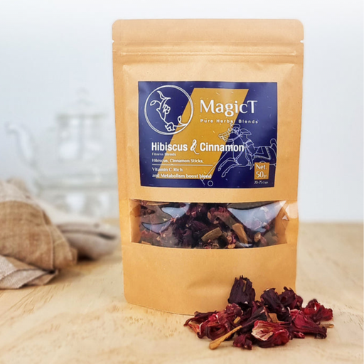 MagicT Hibiscus & Cinnamon 50g - The Health Shop