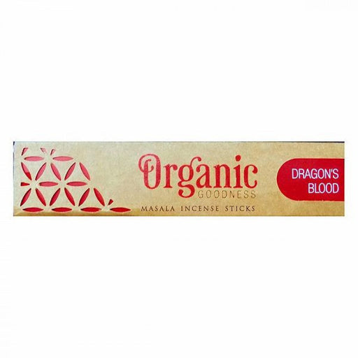 Organic Goodness Masala Incense Sticks, Dragon's Blood - The Health Shop