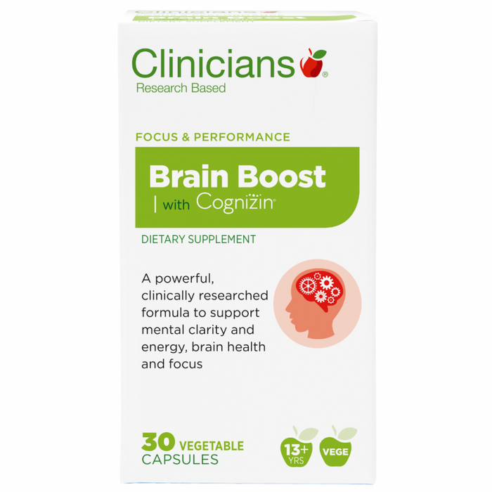 Clinicians Brain Boost with Cognizin 30vcaps - The Health Shop