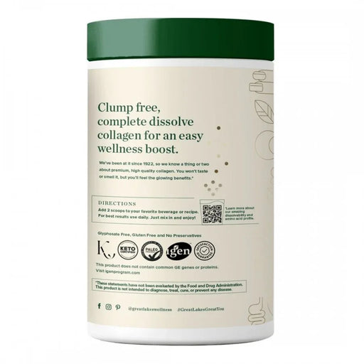 Great Lakes Wellness Collagen Peptides, Unflavored 454g