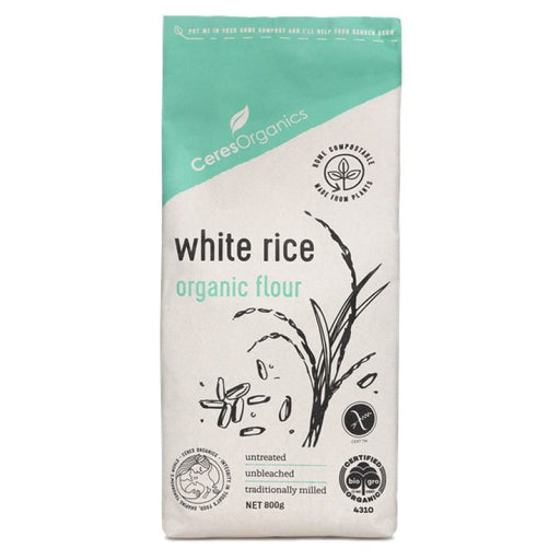 Ceres Organics White Rice Organic Flour 800g - The Health Shop