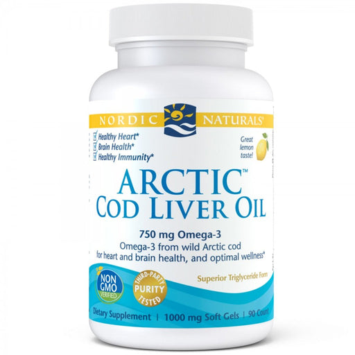 Nordic Naturals Arctic Cod Liver Oil 90 softgels - The Health Shop