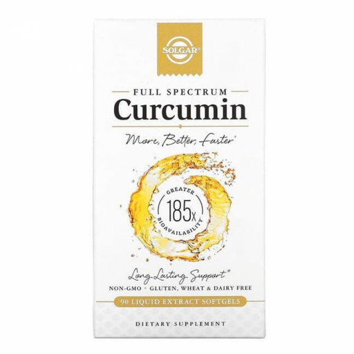 Solgar Full Spectrum Curcumin 90 softgels - The Health Shop