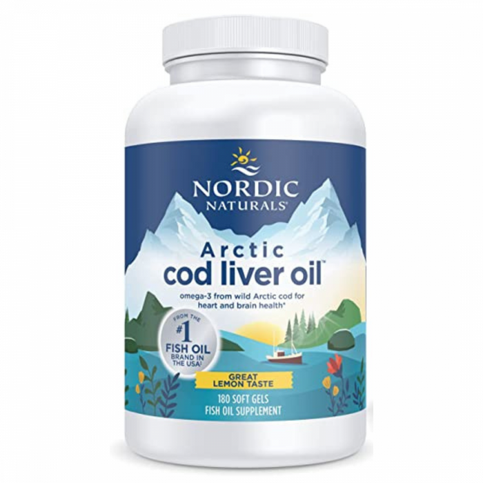 Nordic Naturals Arctic Cod Liver Oil 180 softgels