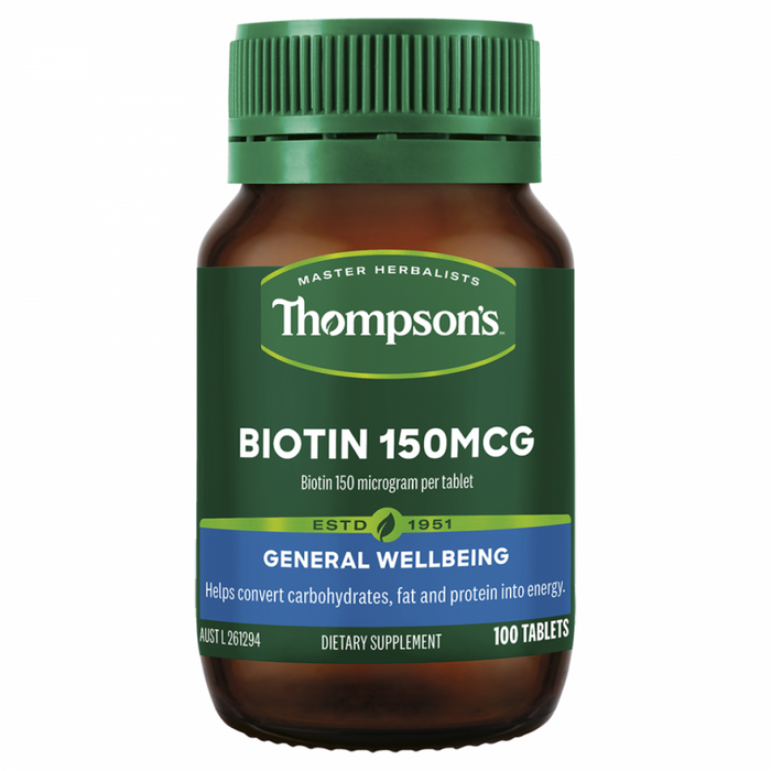 Thompson's Biotin 150mcg 100tabs