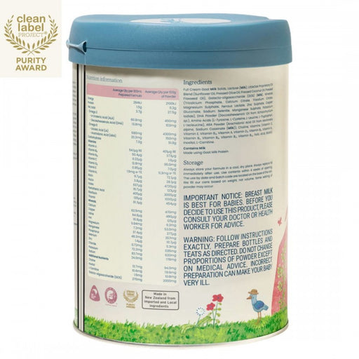 LittleOak Natural Goat Milk Infant Formula with Olive Oil 800g