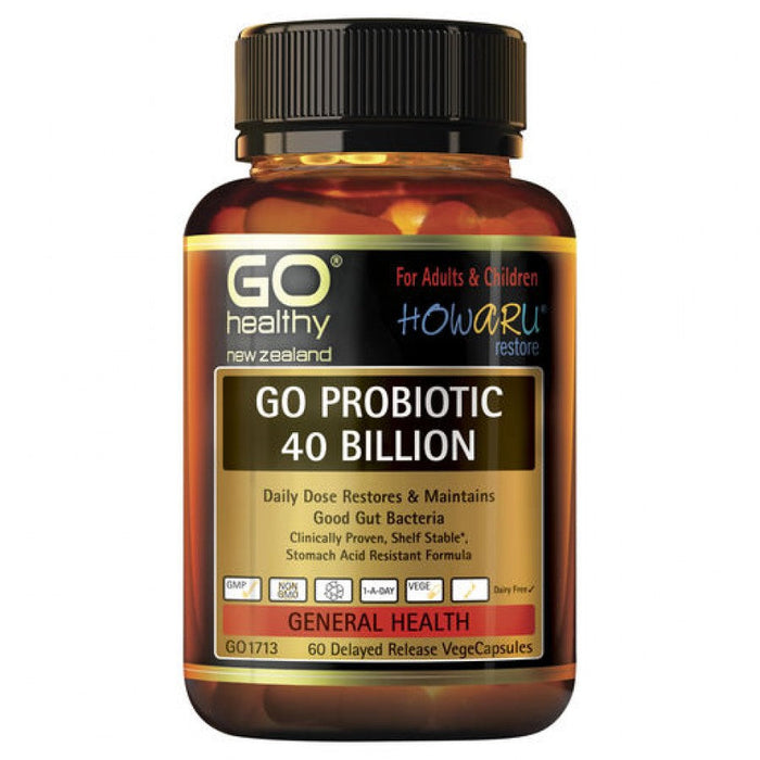 GO Healthy Probiotic 40 Billion 60vcaps