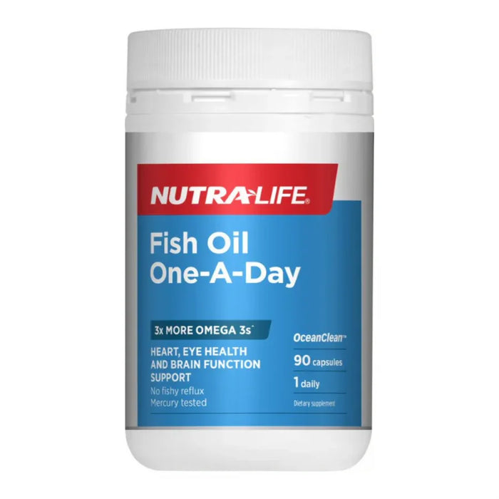 Nutra-Life Fish Oil One-A-Day 90caps Natural Health > Nutritional Oils > From the Seas