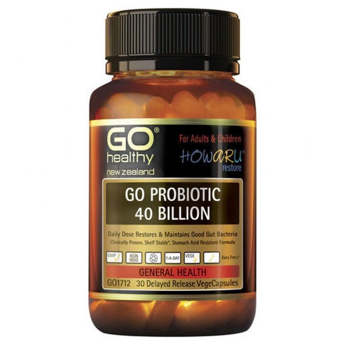 GO Healthy Probiotic 40 Billion 30vcaps