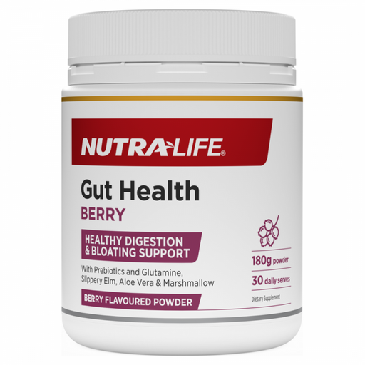 Nutra-Life Gut Health Berry 180g - The Health Shop