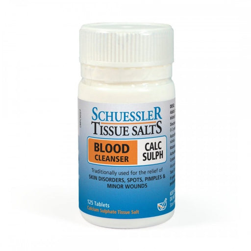 Schuessler Tissue Salts Calc Sulph - BLOOD CLEANSER - 125tabs