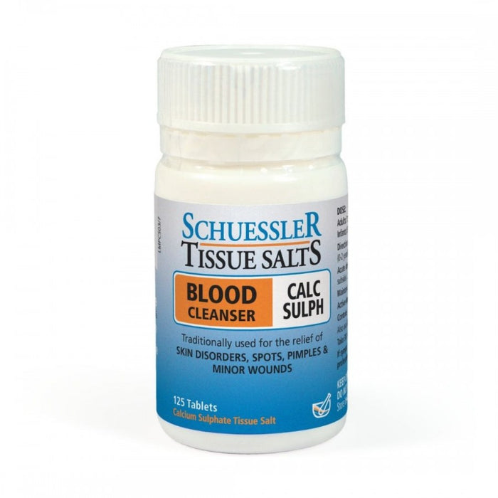 Schuessler Tissue Salts Calc Sulph - BLOOD CLEANSER - 125tabs