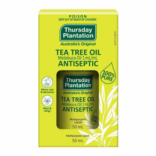 Thursday Plantation Tea Tree Oil 100% Pure 50ml - The Health Shop