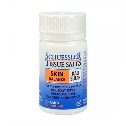 Schuessler Tissue Salts Kali Sulph - SKIN BALANCE - 125tabs