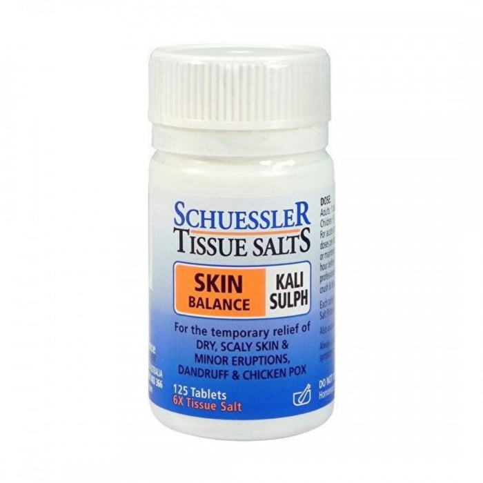 Schuessler Tissue Salts Kali Sulph - SKIN BALANCE - 125tabs