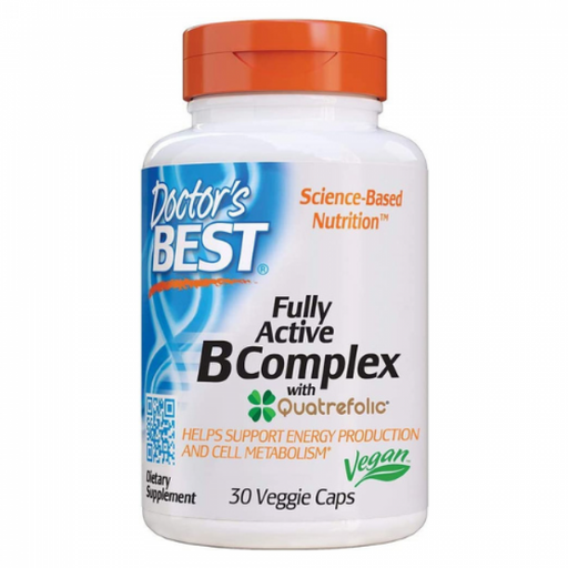 Doctor's Best Fully Active B Complex 30vcaps - The Health Shop