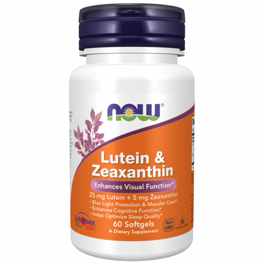 NOW Lutein & Zeaxanthin 60 softgels - The Health Shop