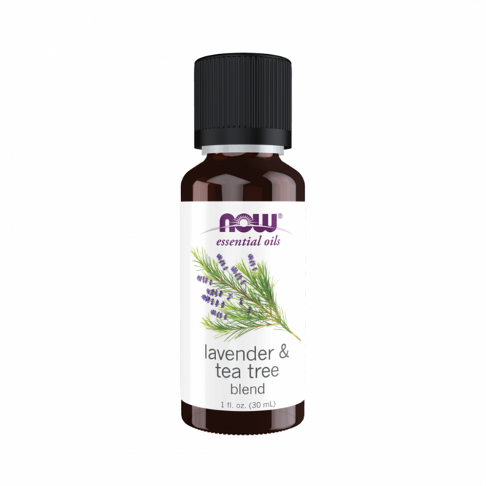 NOW Essential Oil Lavender & Tea Tree Blend 30ml - The Health Shop