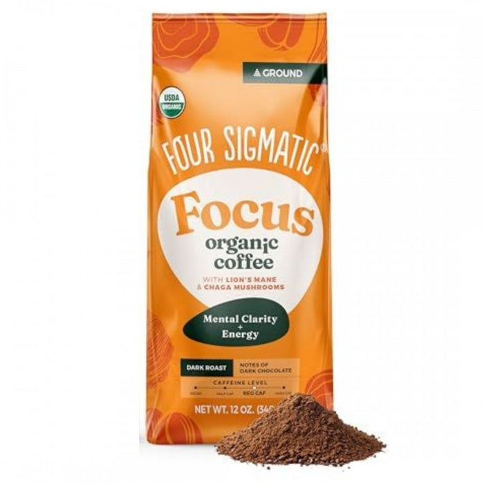 Four Sigmatic Focus Organic Ground Coffee with Mushrooms 283g