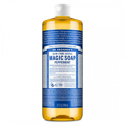 Dr. Bronner's Pure-Castile Magic Soap, Peppermint 946ml