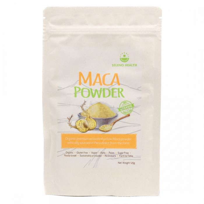 Seleno Health Organic Activated Peruvian Maca Powder 125g