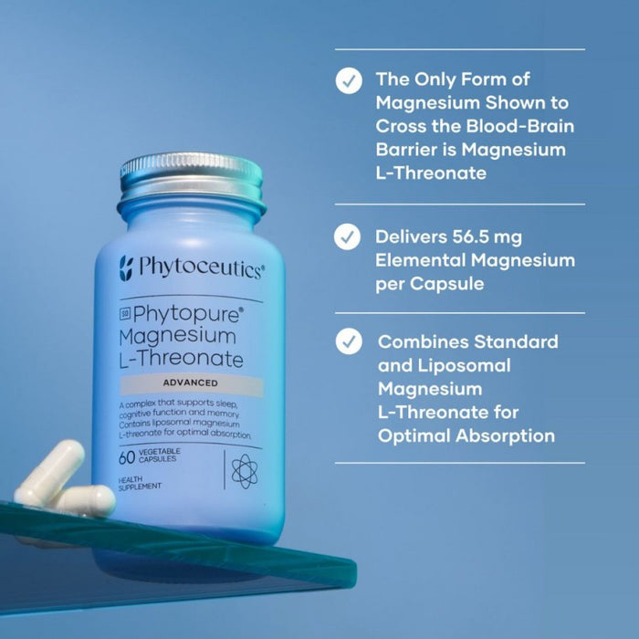 Phytoceutics Phytopure Magnesium L-Threonate Advanced 60vcaps