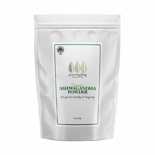 Green Trading Organic Ashwagandha 250g powder - The Health Shop