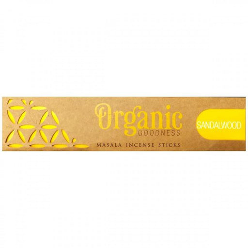 Organic Goodness Masala Incense Sticks, Sandalwood - The Health Shop