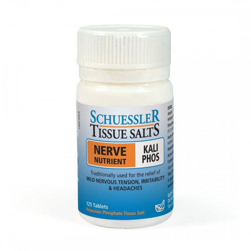 Schuessler Tissue Salts Kali Phos - NERVE NUTRIENT - 125tabs