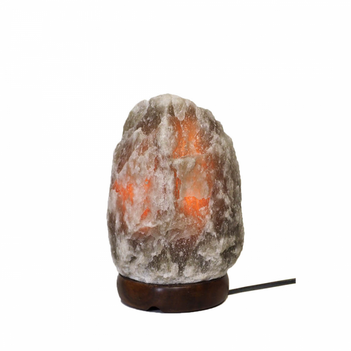 Himalayan Salt Crystal Lamp 3-4.5kg - Rare Grey Salt