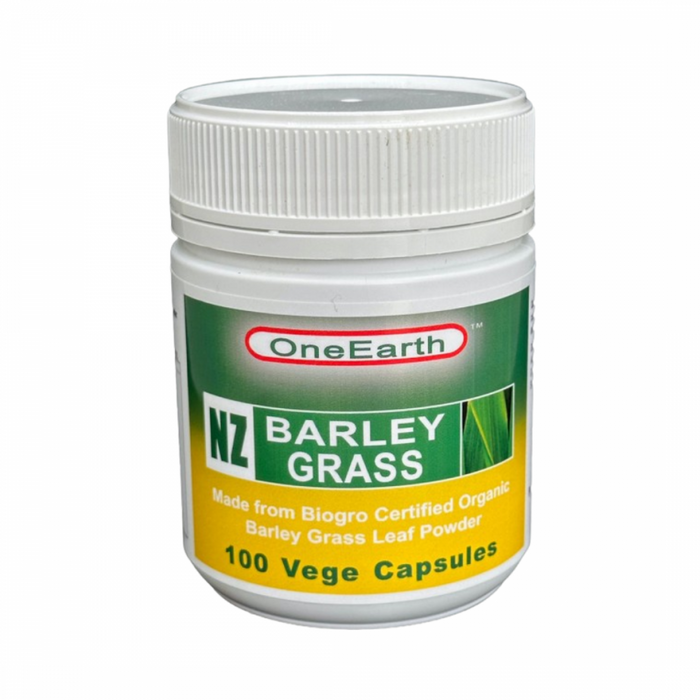 OneEarth 100% Organic NZ Barley Grass 100caps