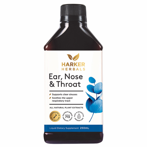 Harker Herbals Ear Nose & Throat Tonic (713) 250ml - The Health Shop