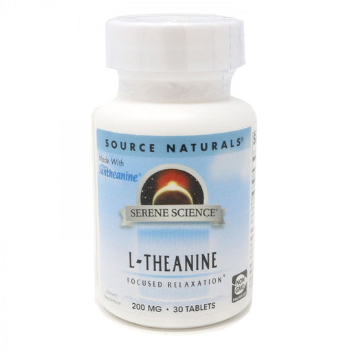 Source Naturals L-Theanine 30tabs - The Health Shop