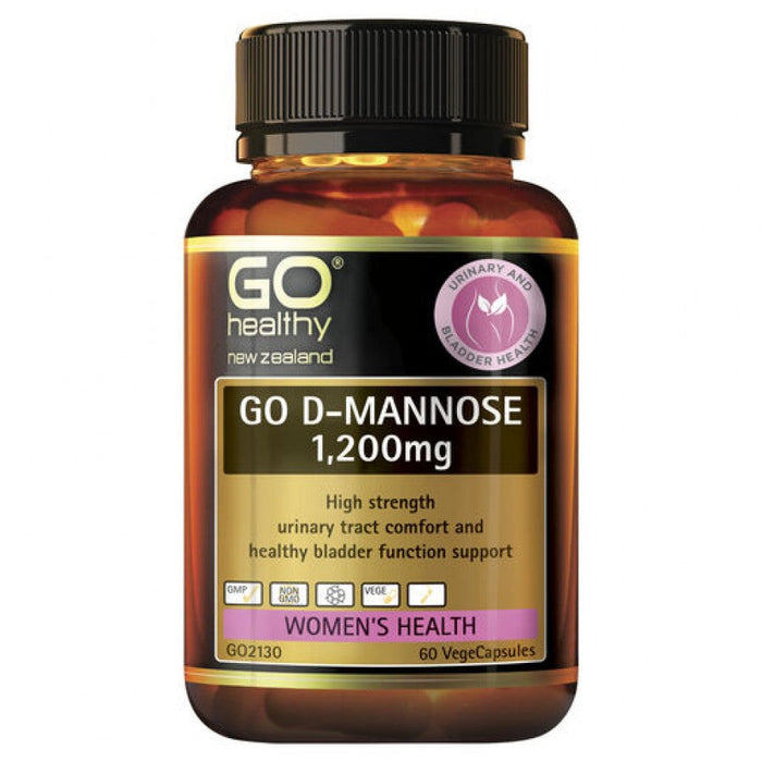 GO Healthy D-Mannose 1200mg 60vcaps - The Health Shop