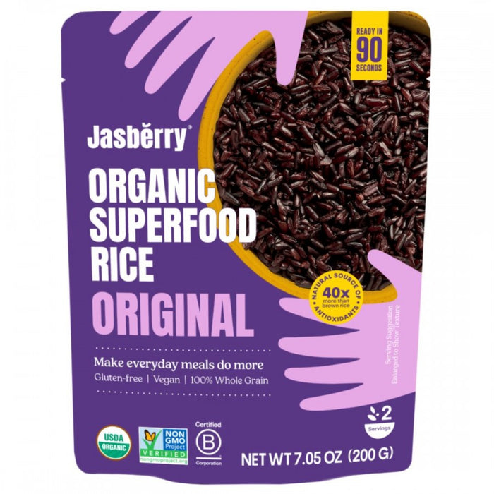 Jasberry Organic Ready-to-Eat Superfood Rice 200g