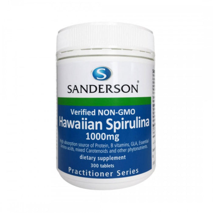 Sanderson Hawaiian Spirulina 1000mg 90tabs - The Health Shop