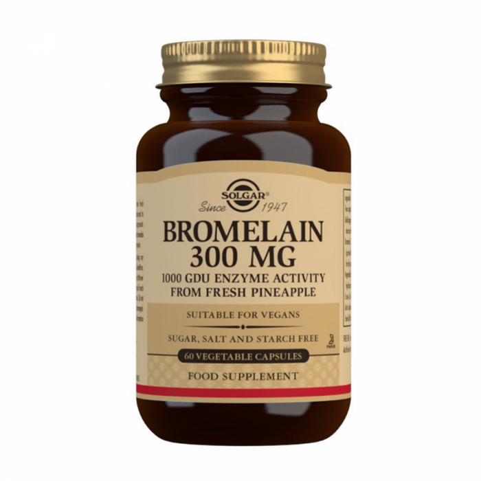 Solgar Bromelain 300mg 60vegcaps