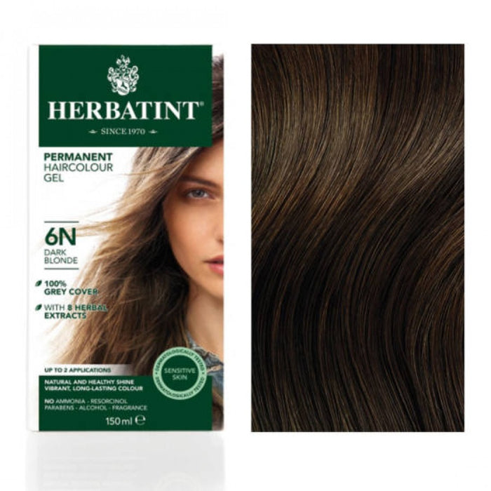 Herbatint Permanent Hair Colour Gel - N Tones: 6N Dark Blonde