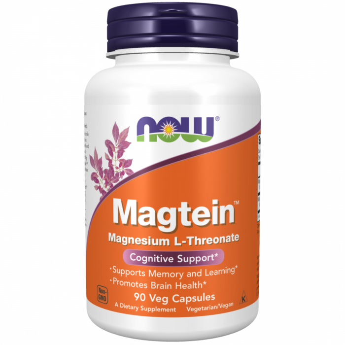 NOW Magtein Magnesium L-Threonate 90vcaps