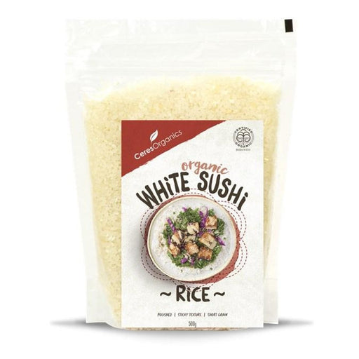 Ceres Organics Sushi Rice, White Organic 500g - The Health Shop