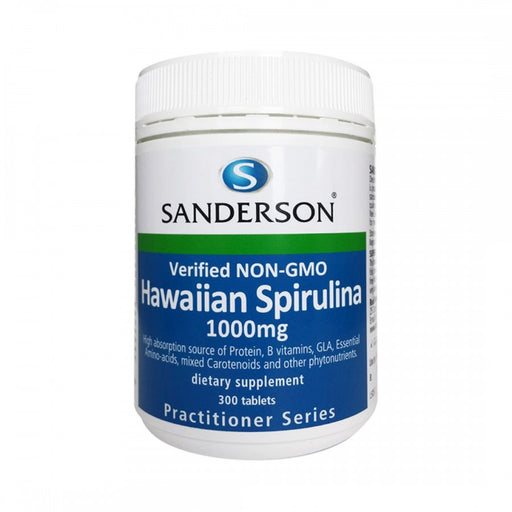 Sanderson Hawaiian Spirulina 1000mg 300tabs
