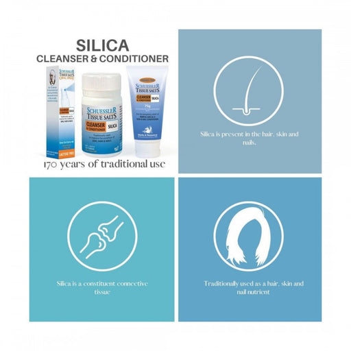 Schuessler Tissue Salts Silica - CLEANSER & CONDITIONER - 125tabs