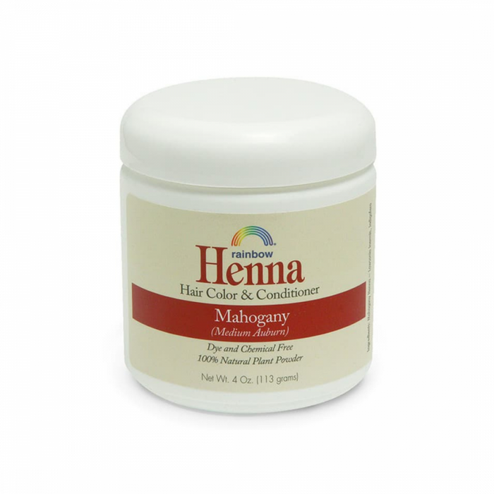 Rainbow Henna Hair Color & Conditioner, Mahogany - The Health Shop